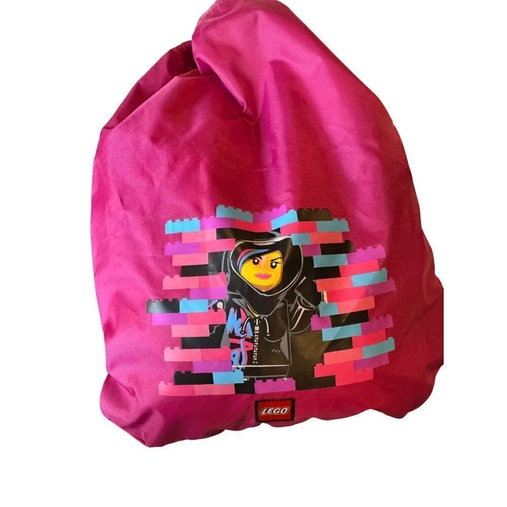 Lego Hot Pink Cinch Sak - NWT